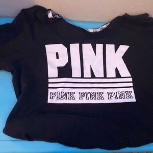 Pink black hoodie size small